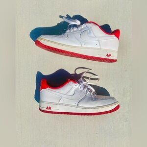 Nike Air Force One Low White University Red